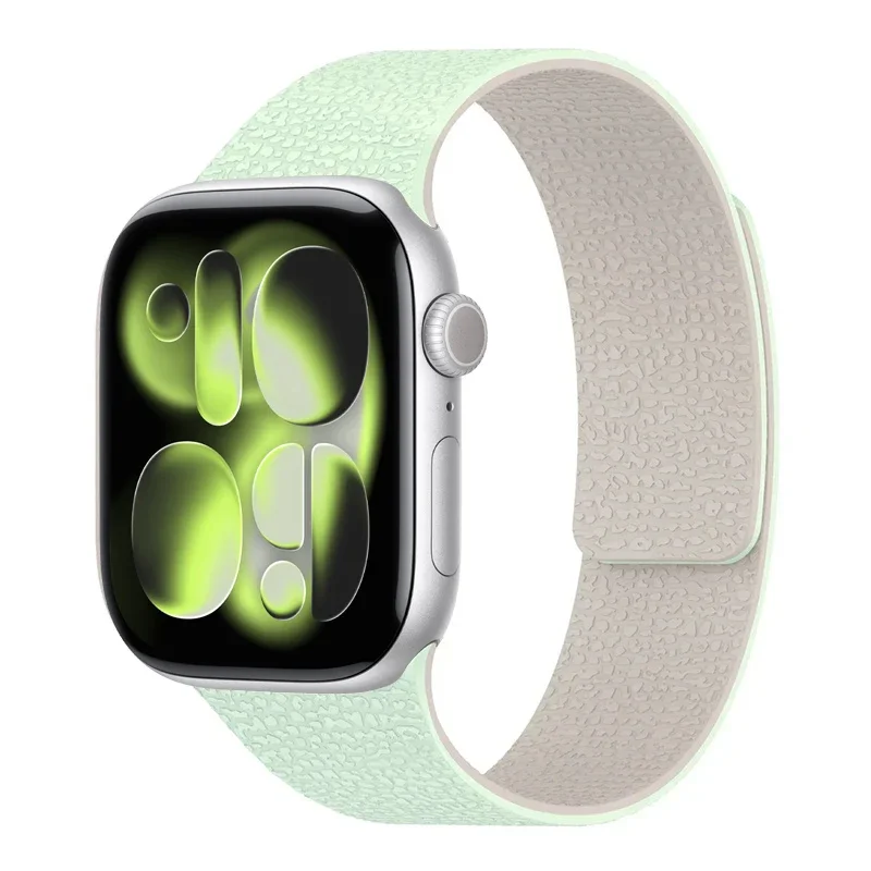 ตัวเลือกสินค้า สายรัดข้อมือซิลิโคนยืดหยุ่นสำหรับ Apple Watch ทุกรุ่น