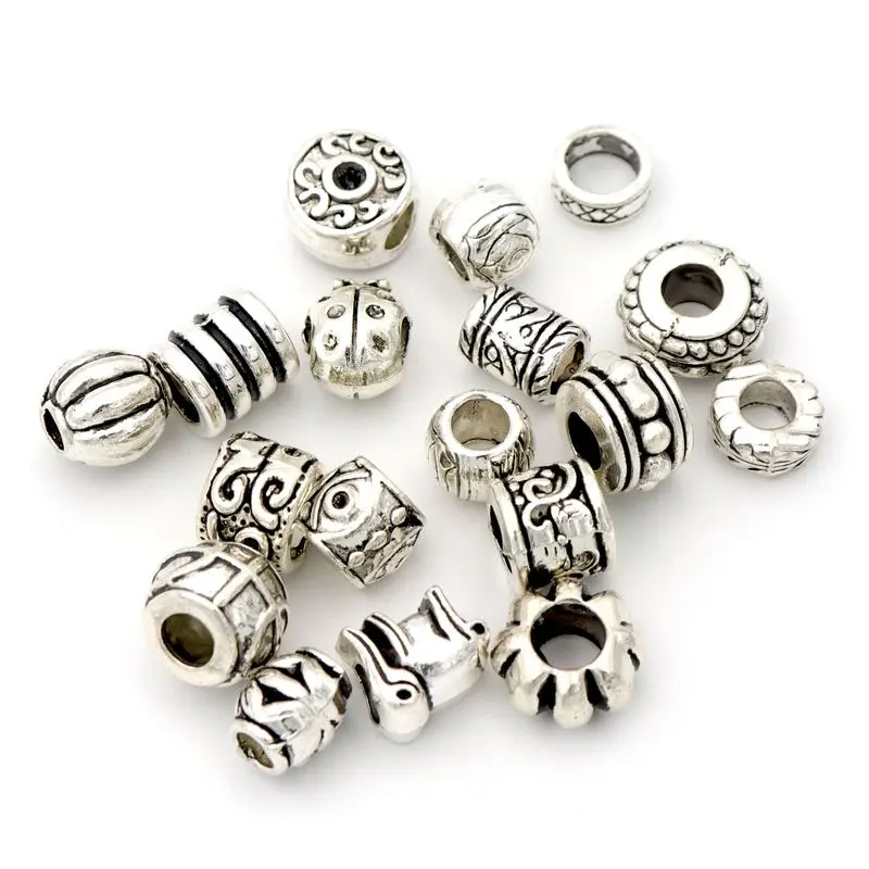 Wholesale 3MM 4MM 5MM 6MM 8MM Tibetan Silver Round Spacer Beads For Jewellry 