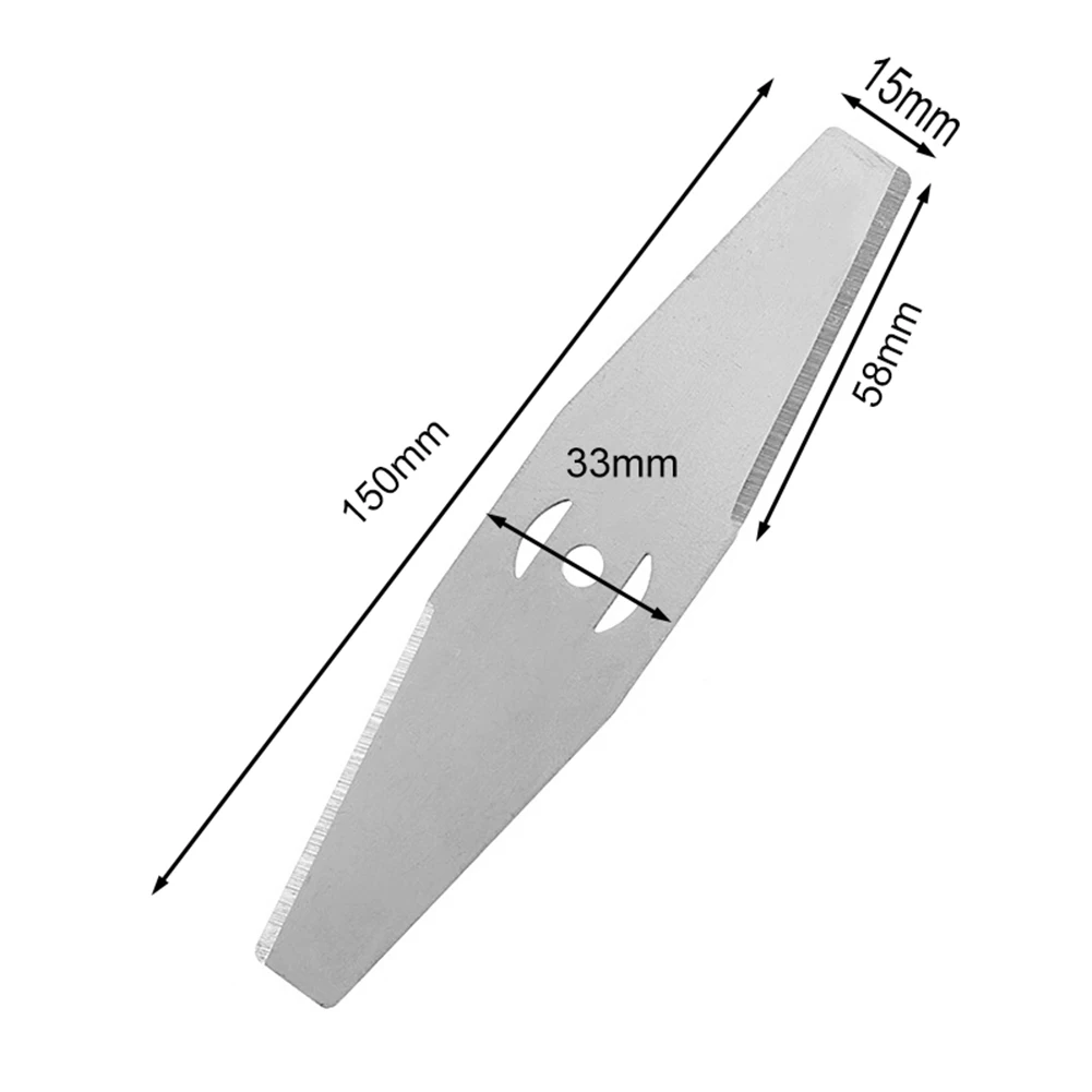150mm Metal Grass String Trimmer Head Replacement Saw Blades Lawn Mower Fittings Parts Home Garden Power Tools Replacement 5pcs