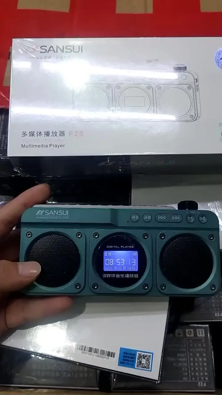 Портативный F28 FM-радиоприемник Hi-Fi с качественным звуком