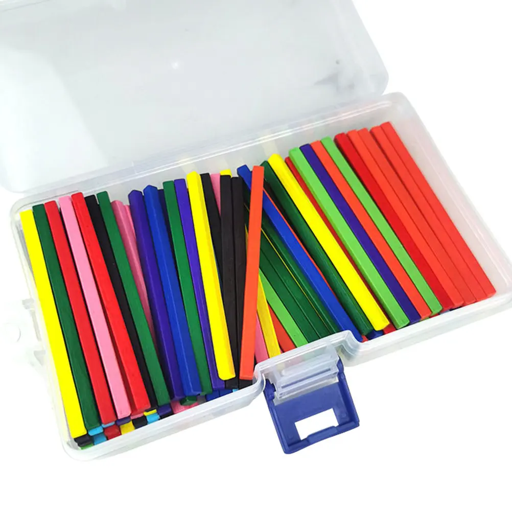 1 세트 산술 계산 막대 다채로운 교육용 수학 교구 조기 학습 덧셈 뺄셈 유치원 게임