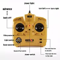 HUINA 1/14 RC Car Concrete Mixer Truck Toy Model 2.4GHZ 10CH Wireless Remote Control Engineering Vehicle Outdoor Toy Boy Gift ﻿ 2