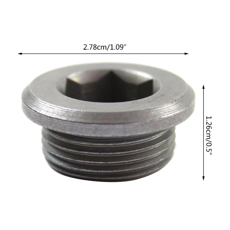 Metal Differential Drain Plug with O-Rings Sealing Rings Auto Replacement Accessories for EF Series 33117525064 6004178 X37F