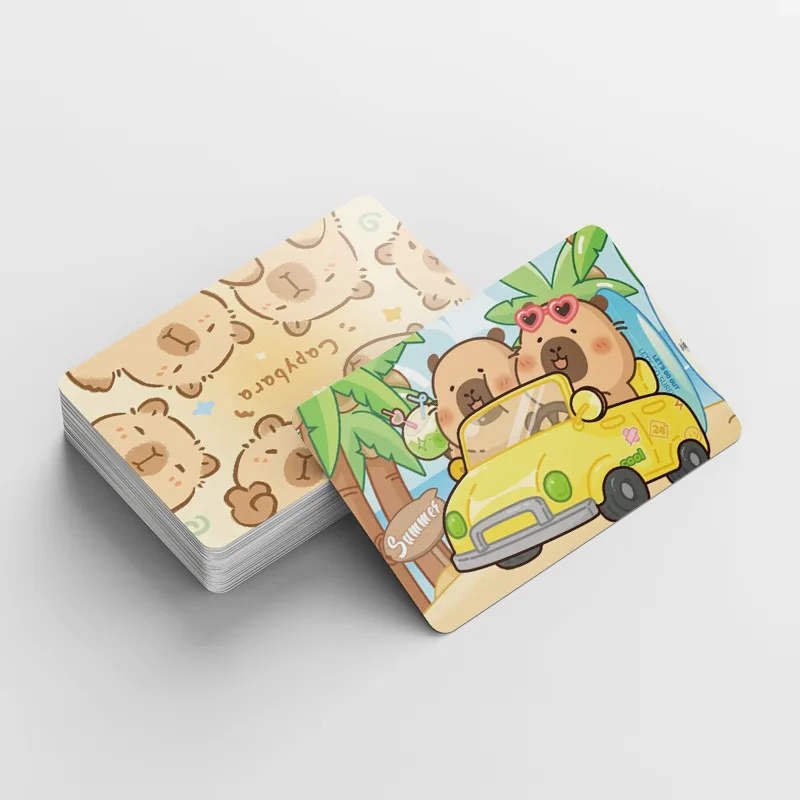 Anime Capybara Lomo Card Fun Kapibala Collection Card Puppet Gate Secret Water Porpoise MEME Cute Strange Cosplay Sticker kpop photo cards comics photo cards manga photo cards photo cards anime card bookmark mini greeting cards gag cards custom cards 92pcs