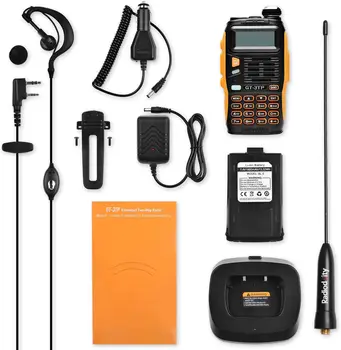 BAOFENG High Power Ham Radio Handheld GT-3TP Mark III, Dual Band 8W Two Way Radio, Long Range Rechargeable Walkie talkies 4