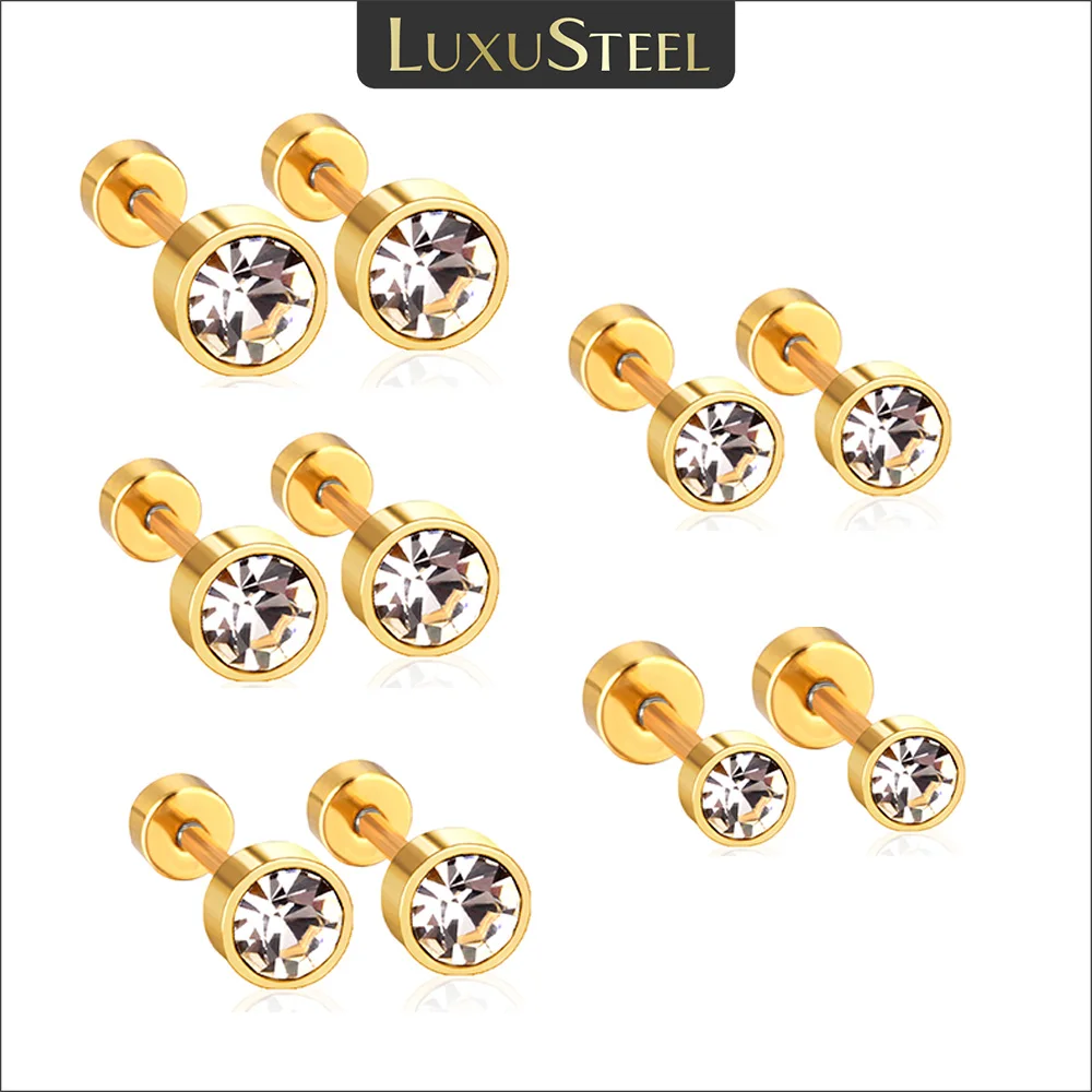 luxusteel-pendientes-redondos-de-circonita-c-bica-para-mujer-y-hombre
