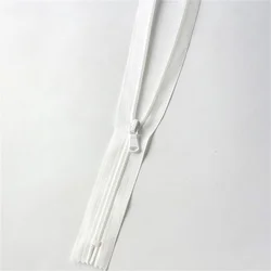 5 - Pack Nylon Closed Tail Zipper for Bags and Cushions - 30cm (5pcs - Raw - white)