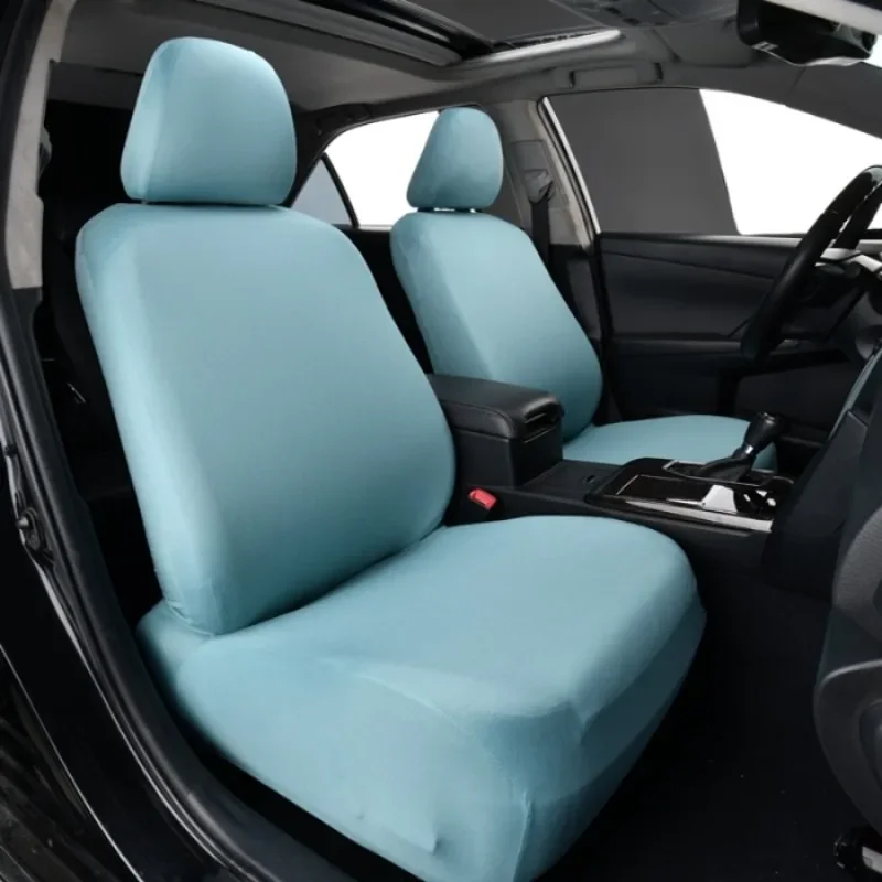 Coprisedile auto elastico monopezzo, coprisedile universale quattro stagioni per conducente e passeggero. - Image 4