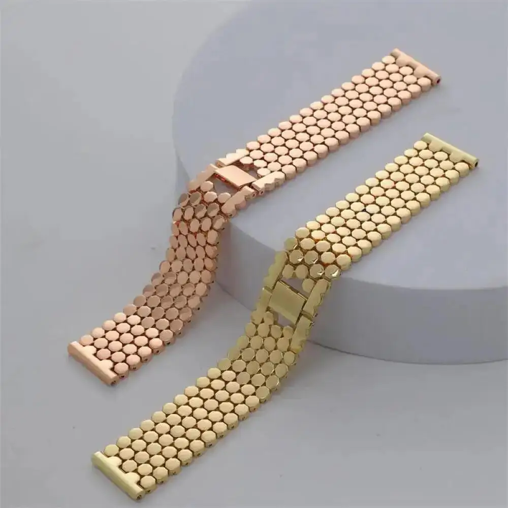 Stainless Steel Metal Watch Strap - Premium Replacement Band