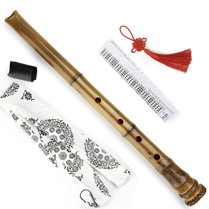 Shakuhachi Flauto Giapponese In Bamb&ugrave; - 54 Cm, Tono Sol, Per Principianti E Musicisti