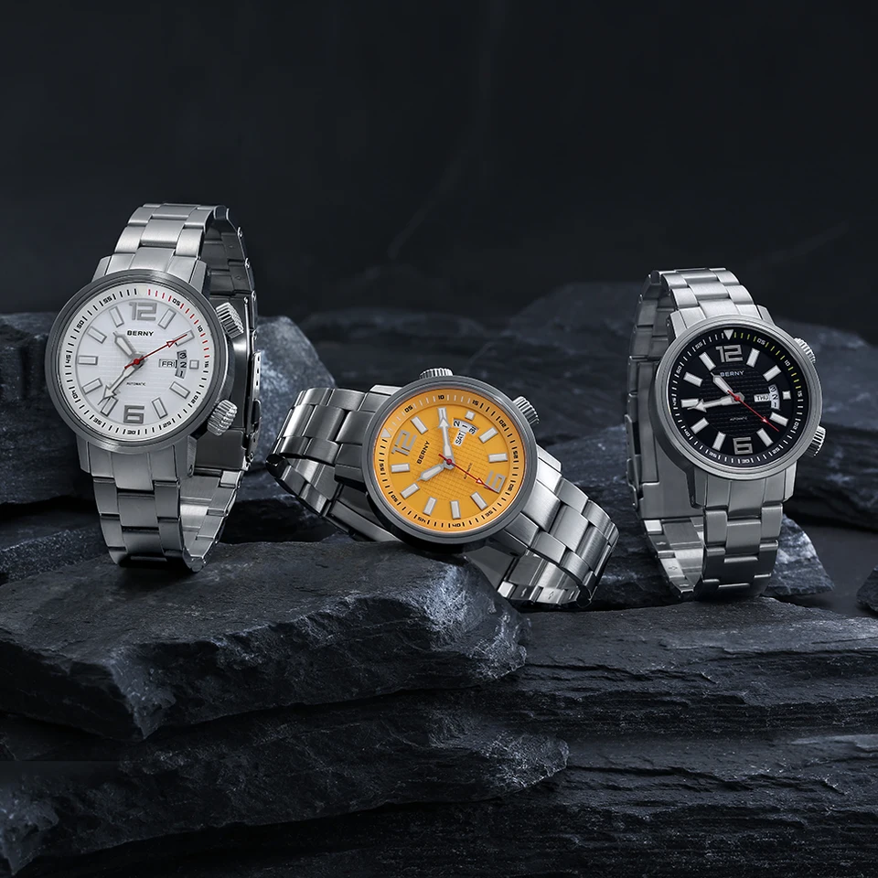 WMT 自動巻き ダイバーズ腕時計　ハンジャール WMT 自動巻き ダイバーズ腕時計 ハンジャール WMT 自動巻き ダイバーズ