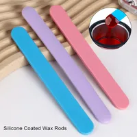 1PC Silica Gel Wax Waxing Hair Removal Sticks Woman DIY Resin Mold Stir Skin Care Stirrer Toiletry Non-stick Easy To Clean Stick 1