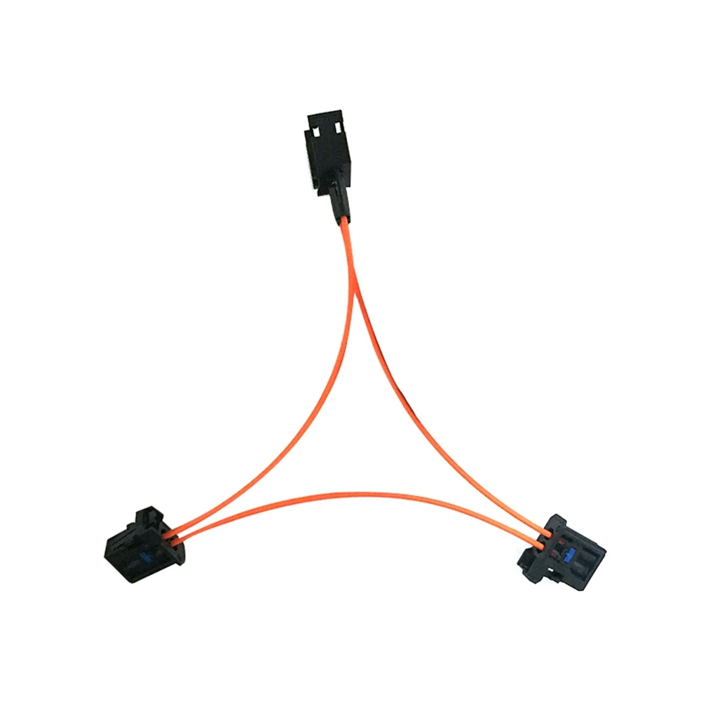 For Audi A4 A5 A6 Q7 MMI 2G MOST Optic Fiber Decoder Replace AUX AMI Plug And Play car fiber decoder
