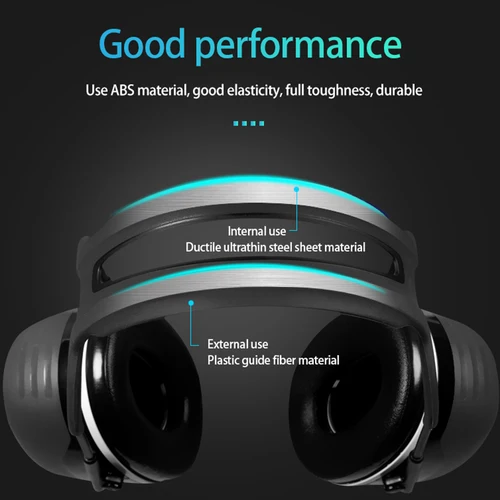 3M / X5A 소음 차단 귀 머프 청력 보호 소음 감소 안전 귀마개 조절 가능 및 전문 귀 보호 6
