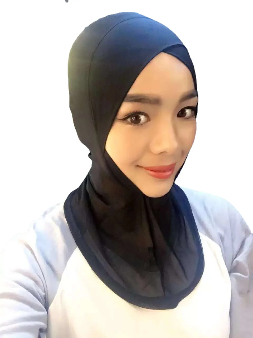무슬림 닌자 언더스카프 여름용 슈퍼 거즈 하웨이 라운드 크로스오버 여성용 부드러운 통기성 이슬람 모자