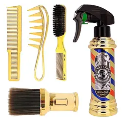 Professional Hairdressing Accessories Set - Spray Bottles, Comb, Brush & More (5 pcs)