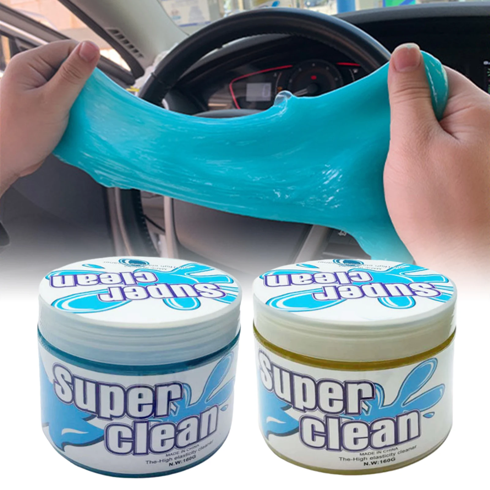 Car Cleaning Gel Auto Wash Slimes Air Vent Crevice Magic Dust Removal