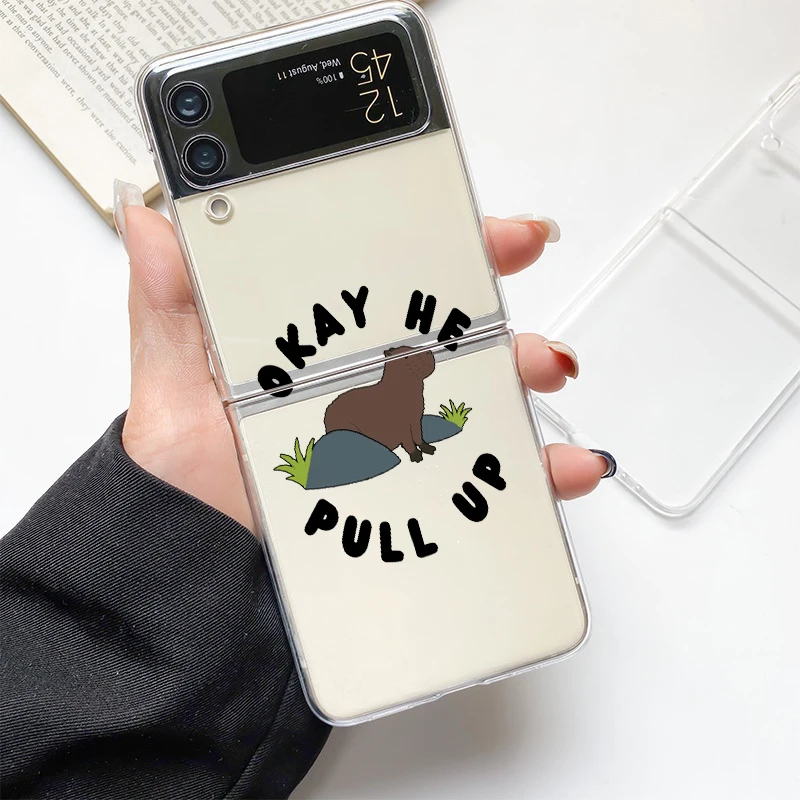 Cute Cartoon Capybara Fashion Phone Case - Funny Gift PC Cover