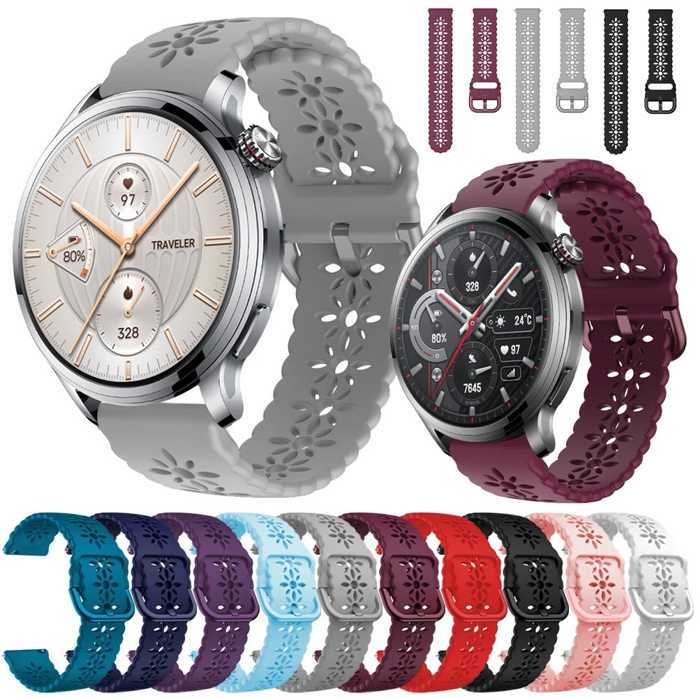 20 22Mm Cinturini Per Orologi Intelligenti Per Honor Watch 4 Pro/Gs Pro/Gs 3I/Se/E2/Magicwatch 2 42 46Mm Cinturino In Silicone Per Huawei Gt4