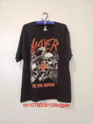 Футболка Slayer XL с длинным или коротким рукавом, с металлическим ремешком, 2019
