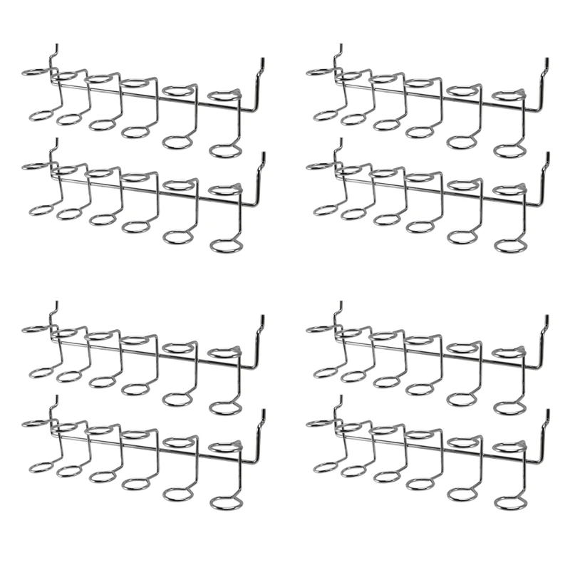 

8 Pcs Screwdriver Holder Pegboard Multi-Tool Holder Accessory Pegboard Accessories Multi-Ring Tool Holder For Pegboard