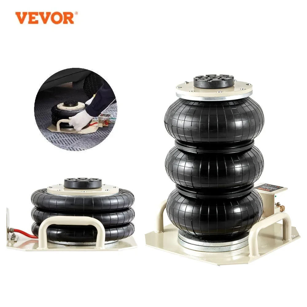 VEVORDoubleBagAirJackCarJacks3TonLiftUp35sFastLifting