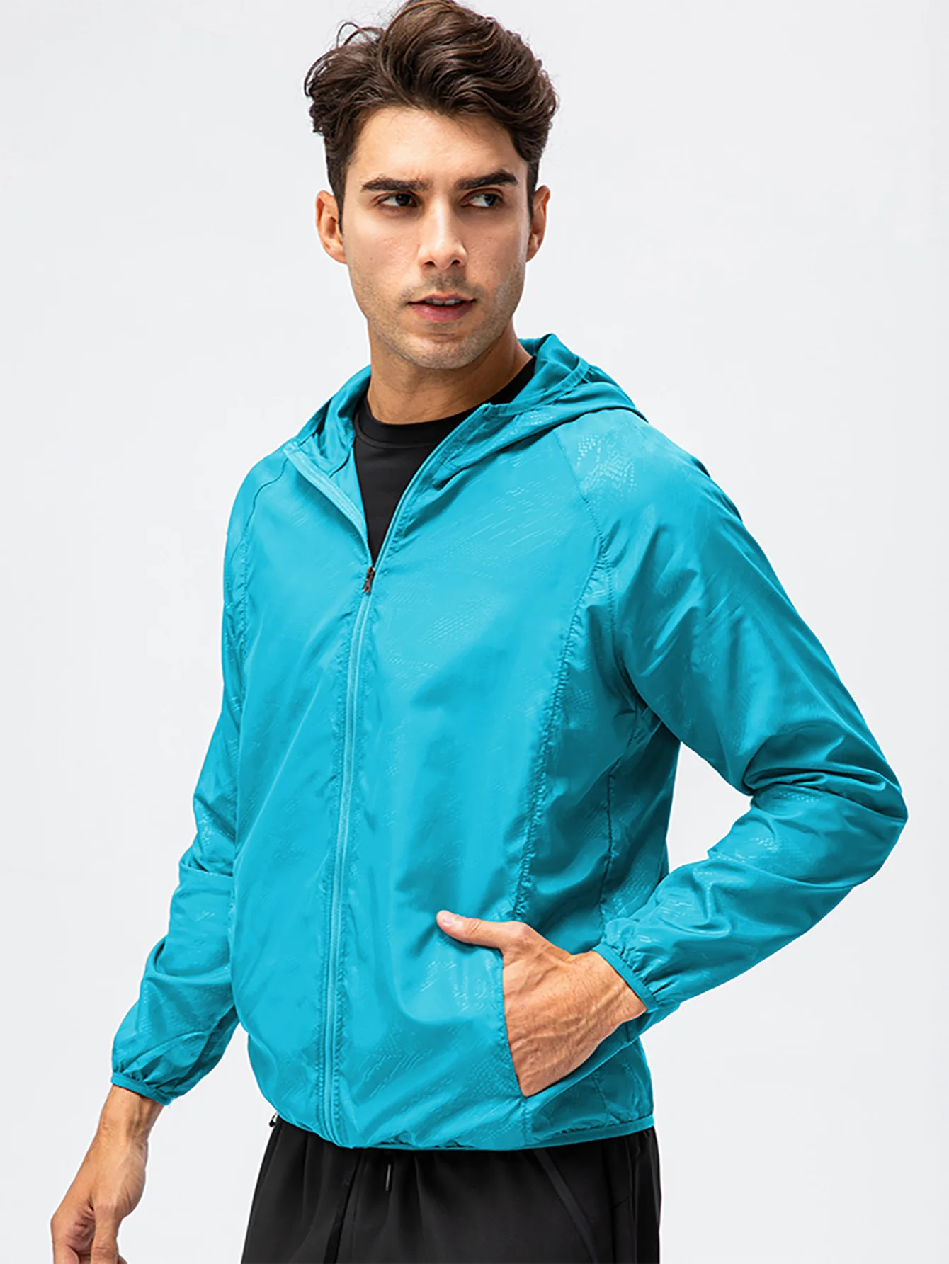 Unisex Waterproof Windbreaker Jacket – Lightweight Outdoor Rain and Sun Protection
