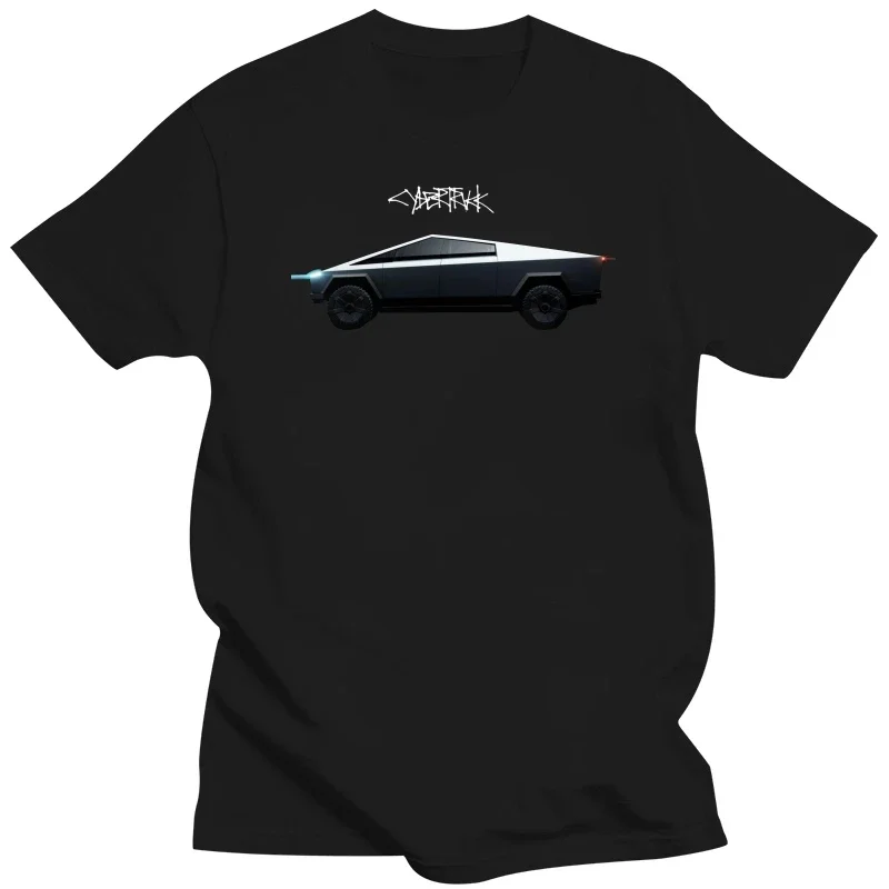 2019 Tasla Cybertruck T-Shirt Elon Musk Shirt Gift 2019 Men Fashion Elon Musk Cybertruck T-Shirt Harajuku Graphic