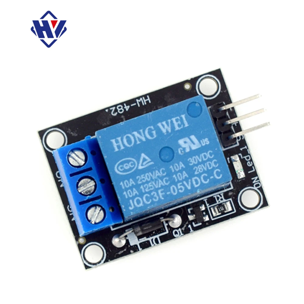 019 Relay Module 5V One Channel Relay 5PCS KY-019 Module Board - For Arduino, PIC, AVR ...