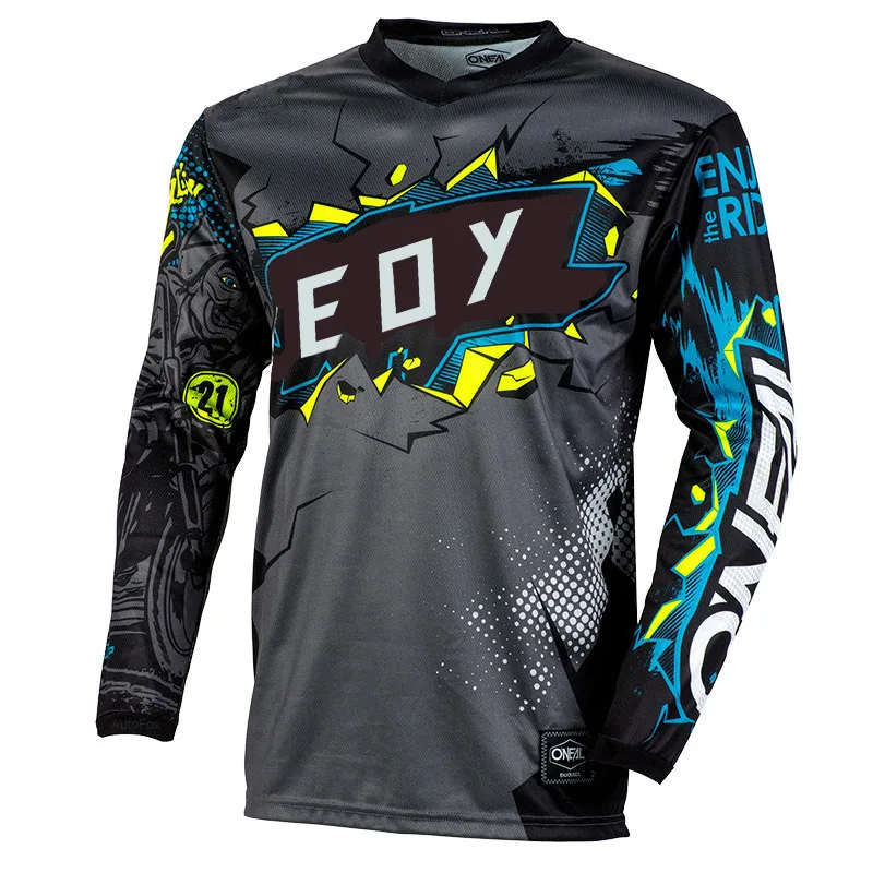 Men's jersey Motocross Adult Dirt Race Summer Breathable Motocross Jersey ATV MX UTV BMX Off-road Bicycle Jersey T-shirt 4