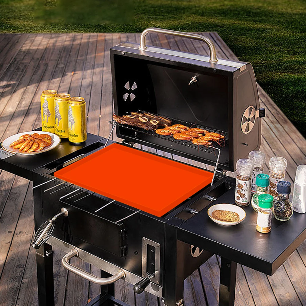 Griddle Cover Silicone Grill Mat for Blackstone Griddle with Protection Accessories Outdoor Protector for bbq grill mat,pizza oven cover