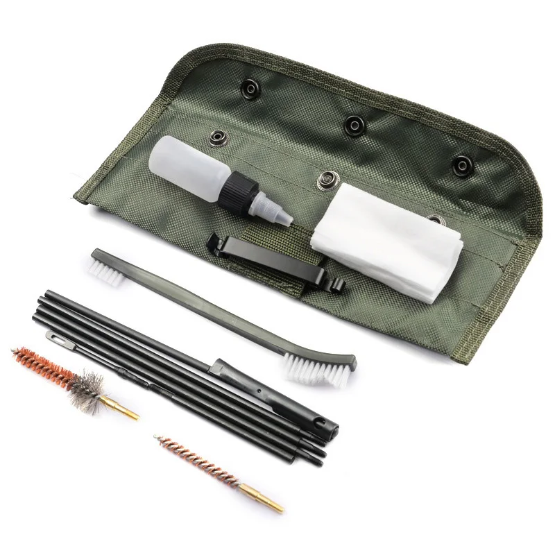 22cal556mmBarrelCleaningBrushKitforAR15M16M4RifleTube