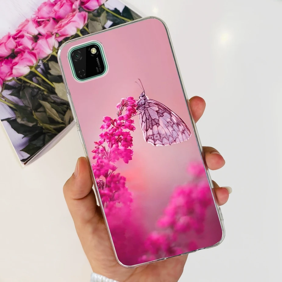 Stylish Painted Clear Silicone Phone Case - Soft Protective Cover