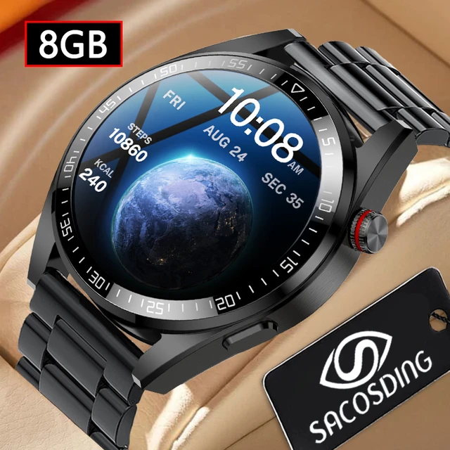 Reloj Inteligente Hombre, Pantalla AMOLED - 454 X 454 Px - Smartwatch Con  Bluetooth, Llamadas Locales, Música Auriculares, Android, Novedad 2022 -  SMART HOME