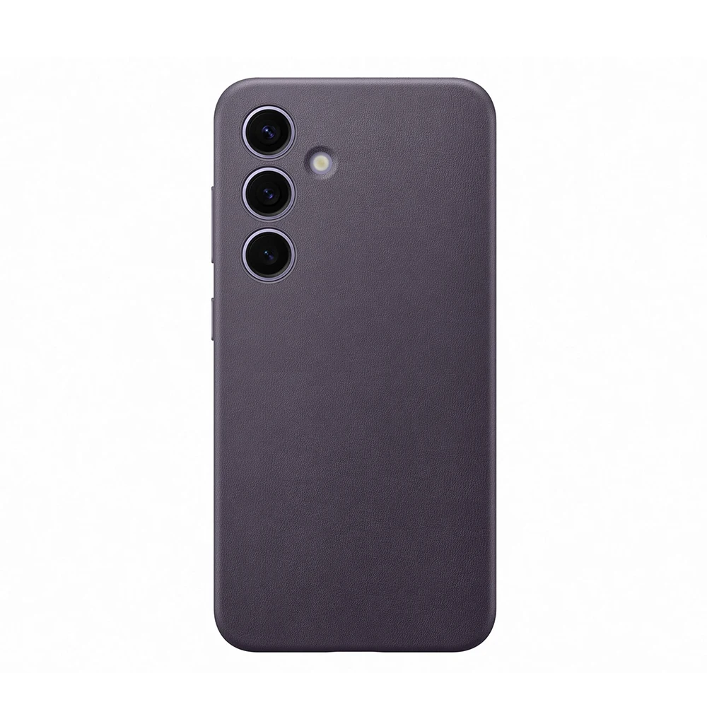 Original Vegan Leather Smartphone Case For Samsung Galaxy S24 S24+ S24 Plus Slim Design Leather Phone Case 2