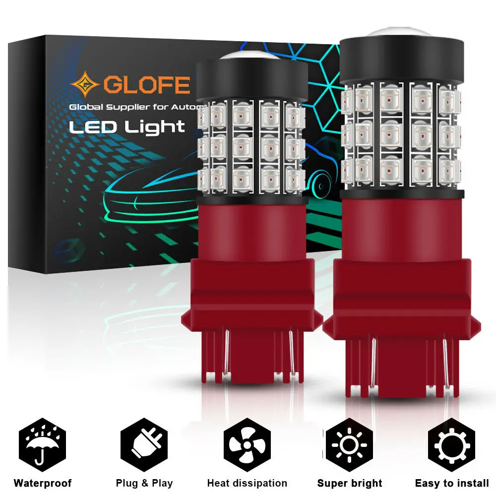 For Nissan Altima 1998-2015 Led Brake Stop Tail Lights Bulbs 3156 3157 Red 2Pcs | Автомобили и мотоциклы