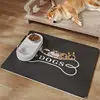 VIKAMA Pet Diatom Mud Floor Mat Dog Bowl Mat Cat Absorbent Bowl Mat Pet Food Leakage Prevention No-Wash Mat 3