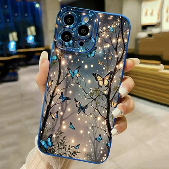 Dreamy Fantasy Butterfly Pattern Phone Case for iPhone 17 11 12 13 14 15 16 Pro Max 16 17 E XR XS 15 Plus Soft Protective Cover 1