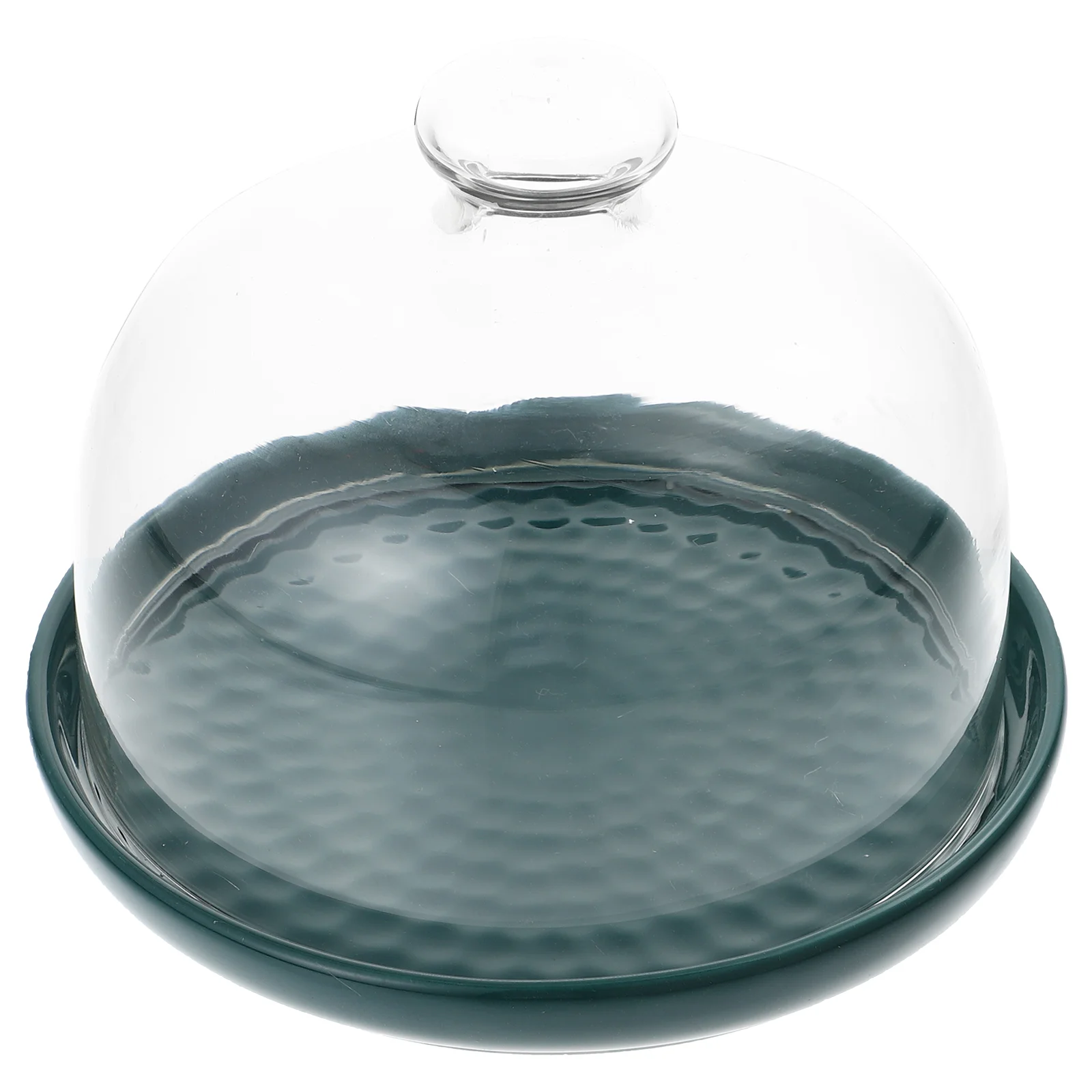 

Glass Cover with Tray Cake Trays Cakes Holder Bread Display Stand Dessert Storage