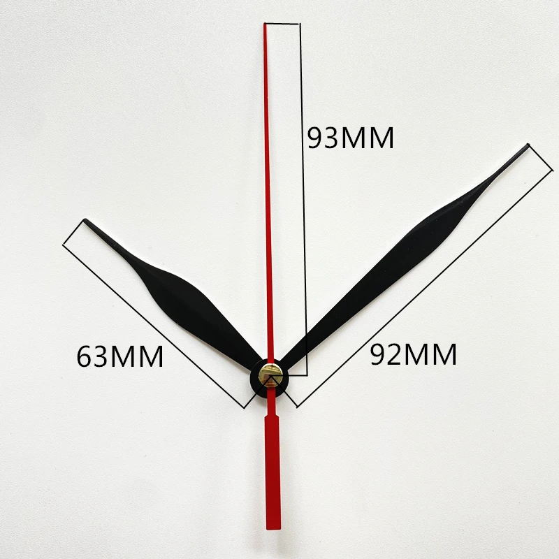 Garneck Uhrzeiger Set - 10 Stück, Aluminium, Für Wanduhren