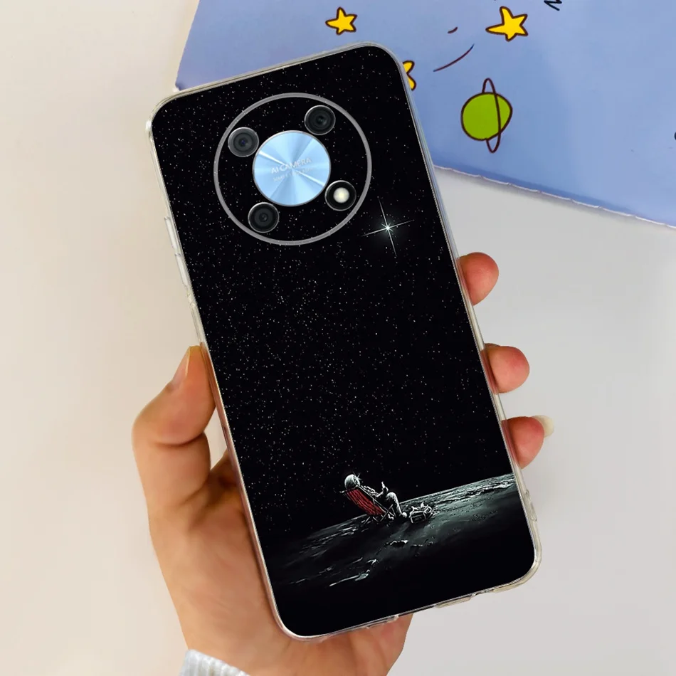 Elegant Printing Soft Silicone Clear TPU Slim Phone Case