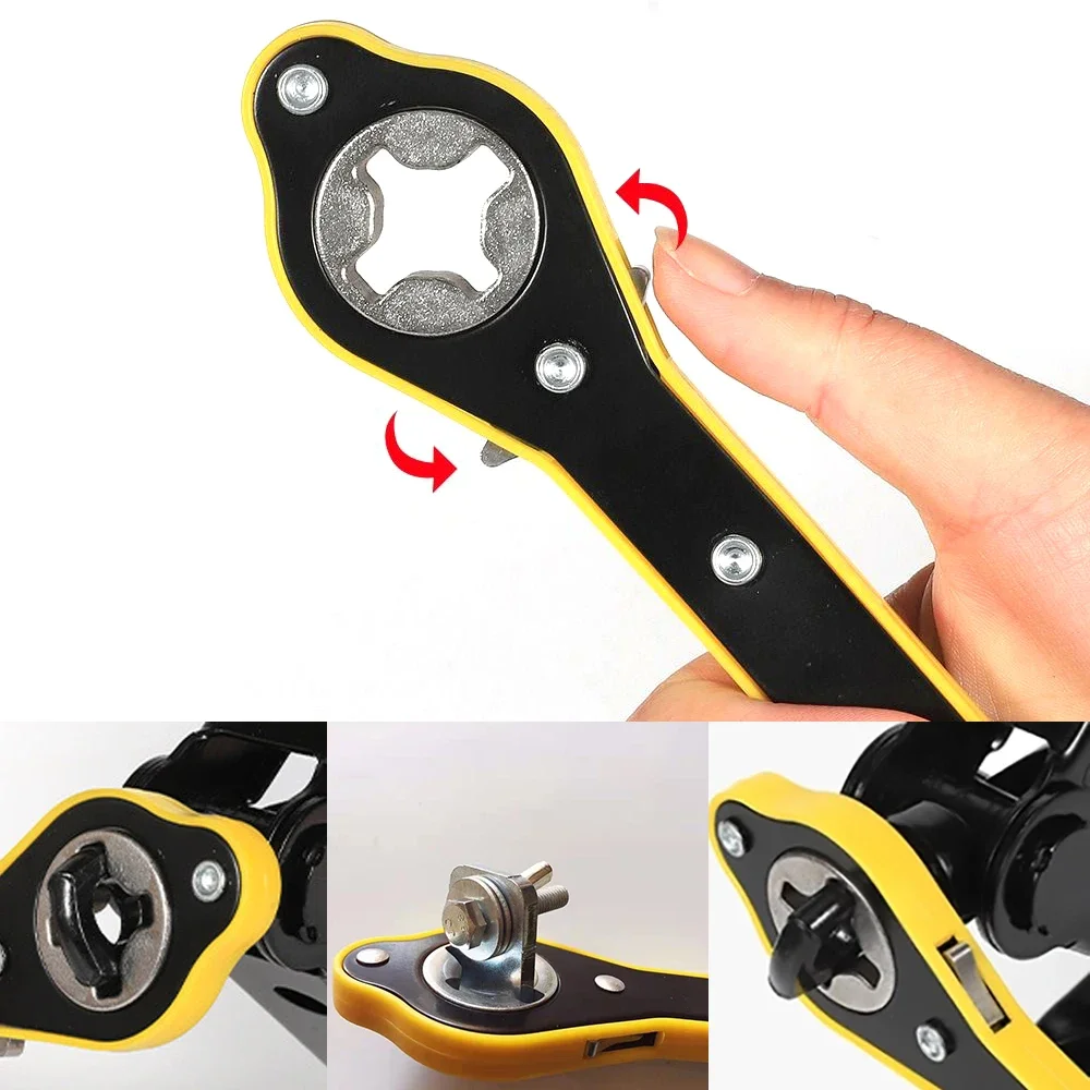 Car Repair Hand Tool Labor-saving Jack Ratchet Wrench Jack Garage Tire Wheel Lug Wrench Handle Labor-saving Wrench