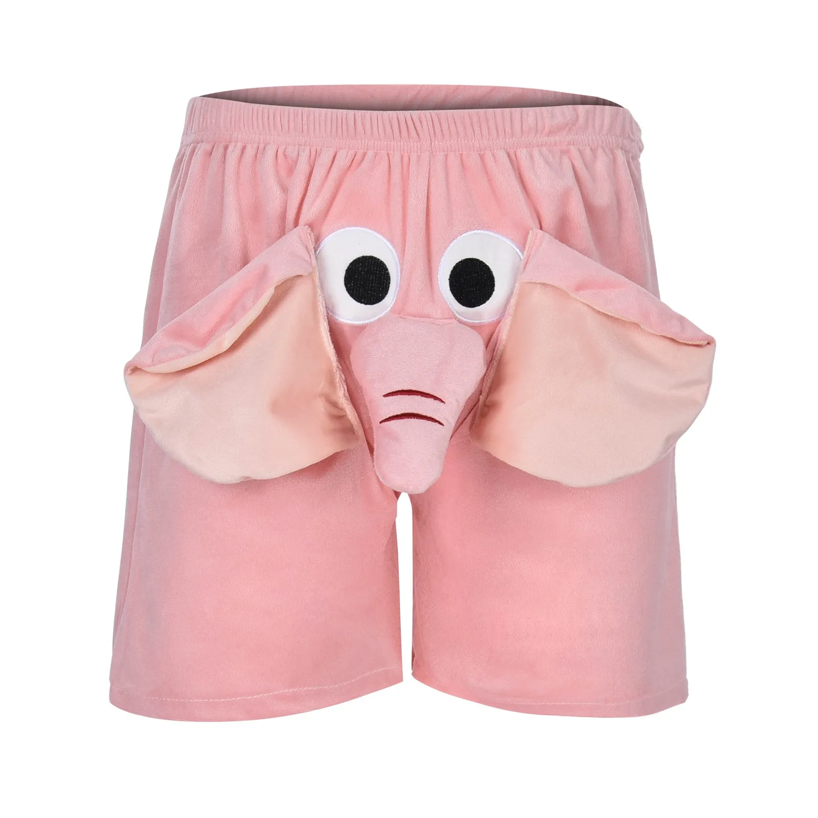 Men Shorts Funny Elephant Boxer Novelty Shorts Humorous Underwear Animal Themed Boxers Shorts Pants Play Strange Pajama Pants 3