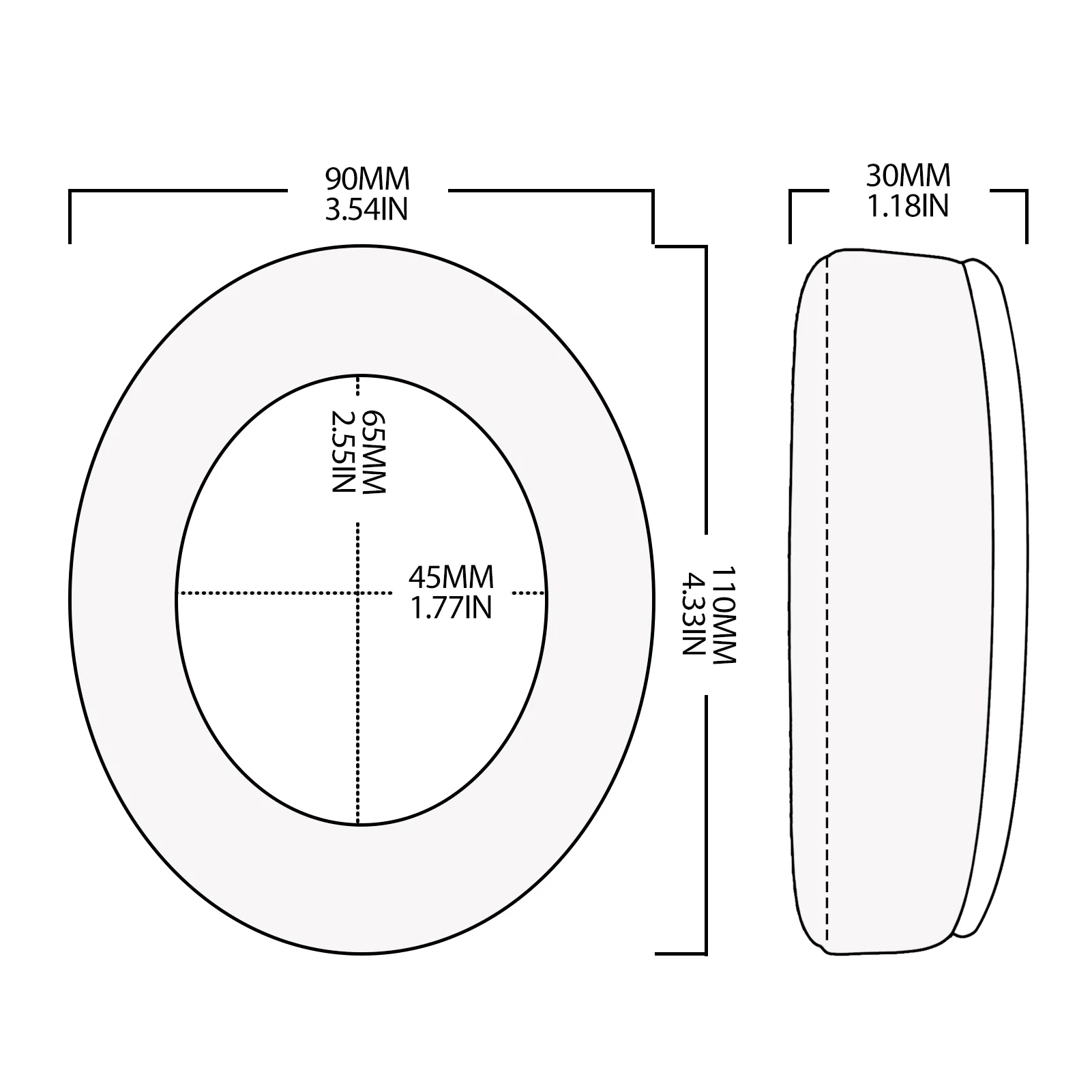 وسادات أذن Nullmini مناسبة لسماعات HyperX Cloud 1...