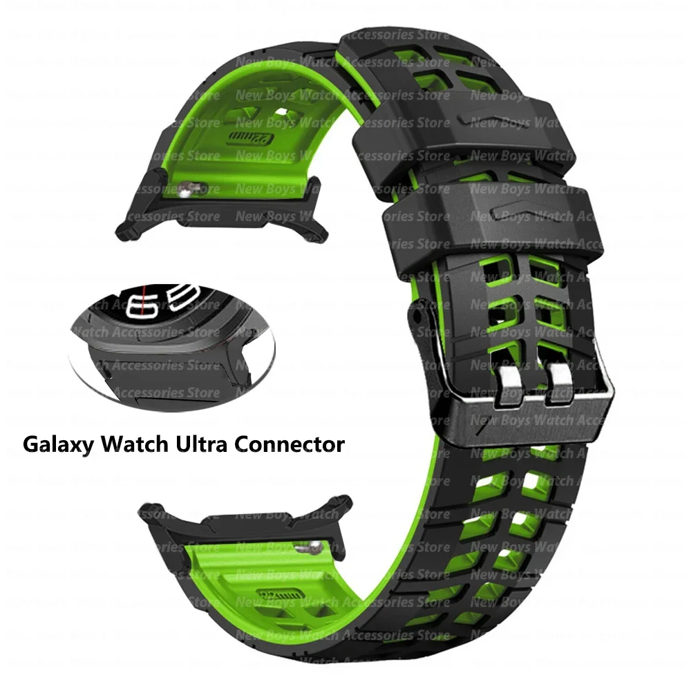 Silicone Sport Band with Curved End