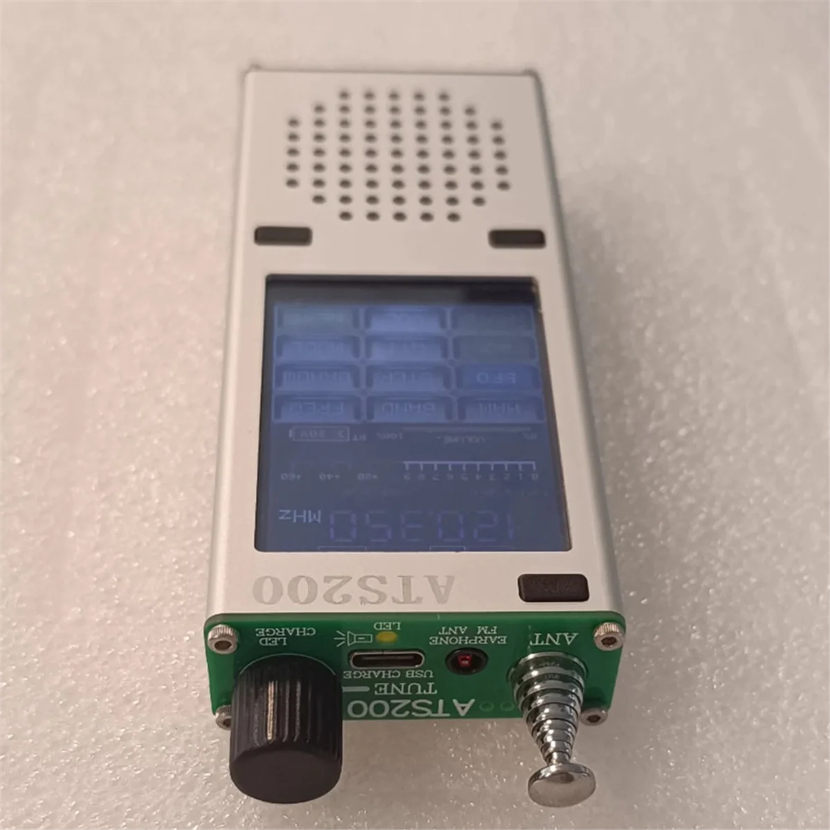 SMIEA 새로운 ATS200 항공 밴드 라디오 FM SI4732+ESP32+블루투스+2.4인치 터치 디스플레이 FM, AM, LSB, USB 다중 모드 수신