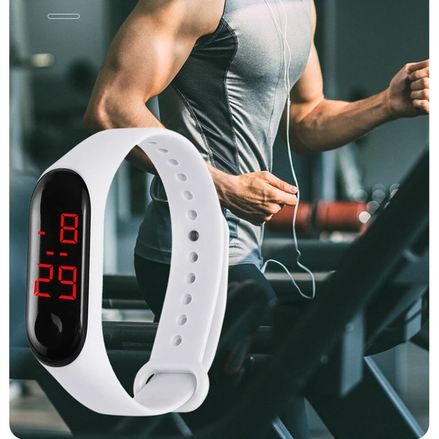 Reloj de pulsera Led M3 para hombre y mujer, pulsera deportiva inteligente  con pantalla a Color, rastreador de actividad para correr, frecuencia  cardíaca, de silicona, nuevo - AliExpress