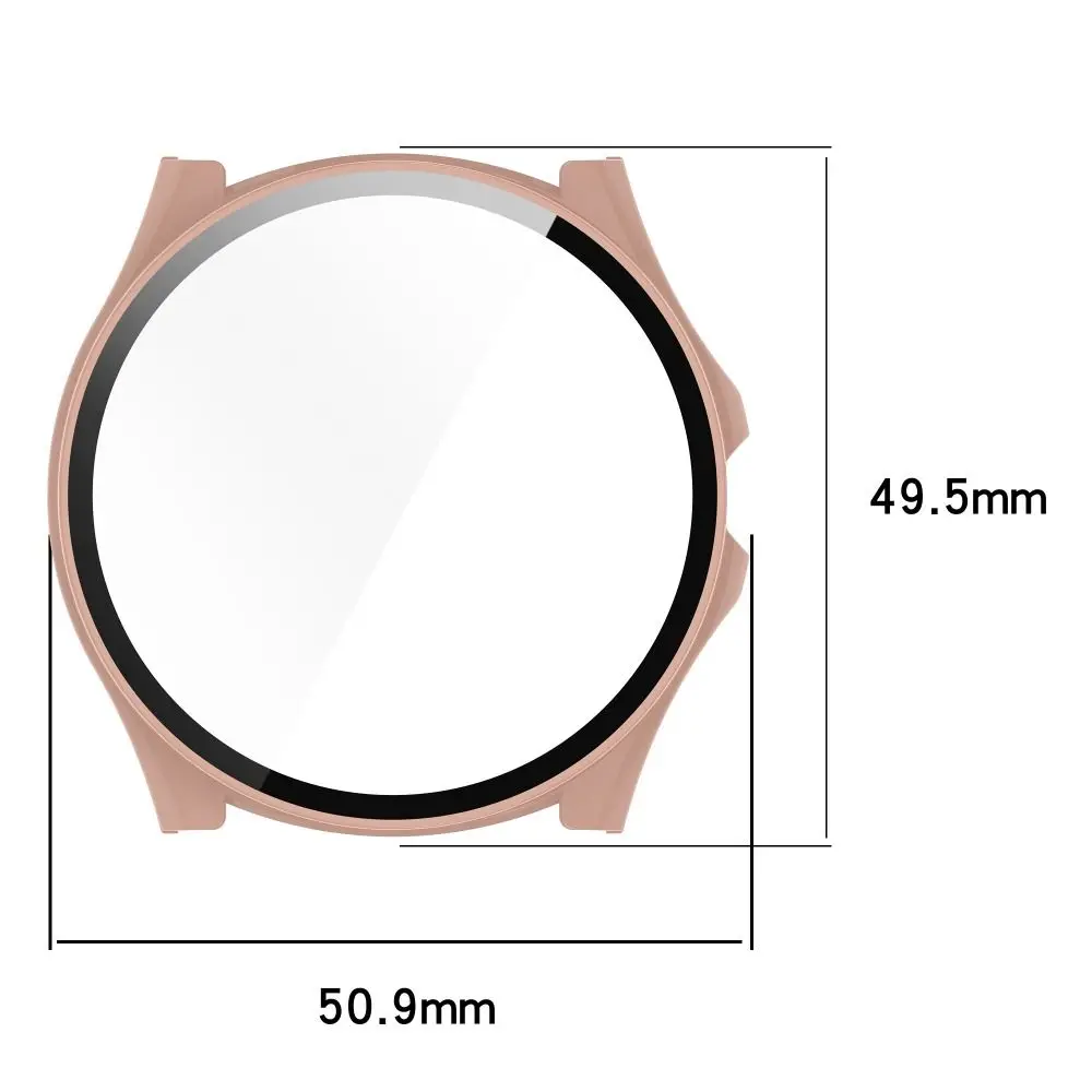 PC Protective Case Screen Protector Case Cover Tempered Glass Film For Ticwatch Pro 5