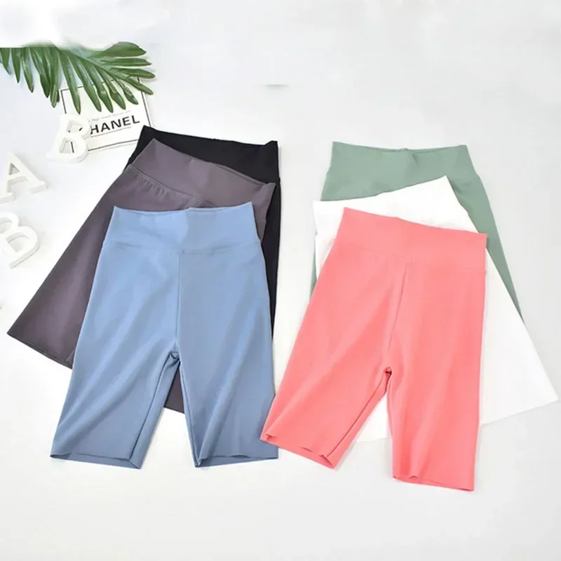 Kids Shorts Children's Shorts for Teenagers Bottom Leggings 3-12 Years Girls Knee Length Summer Candy Color Trousers