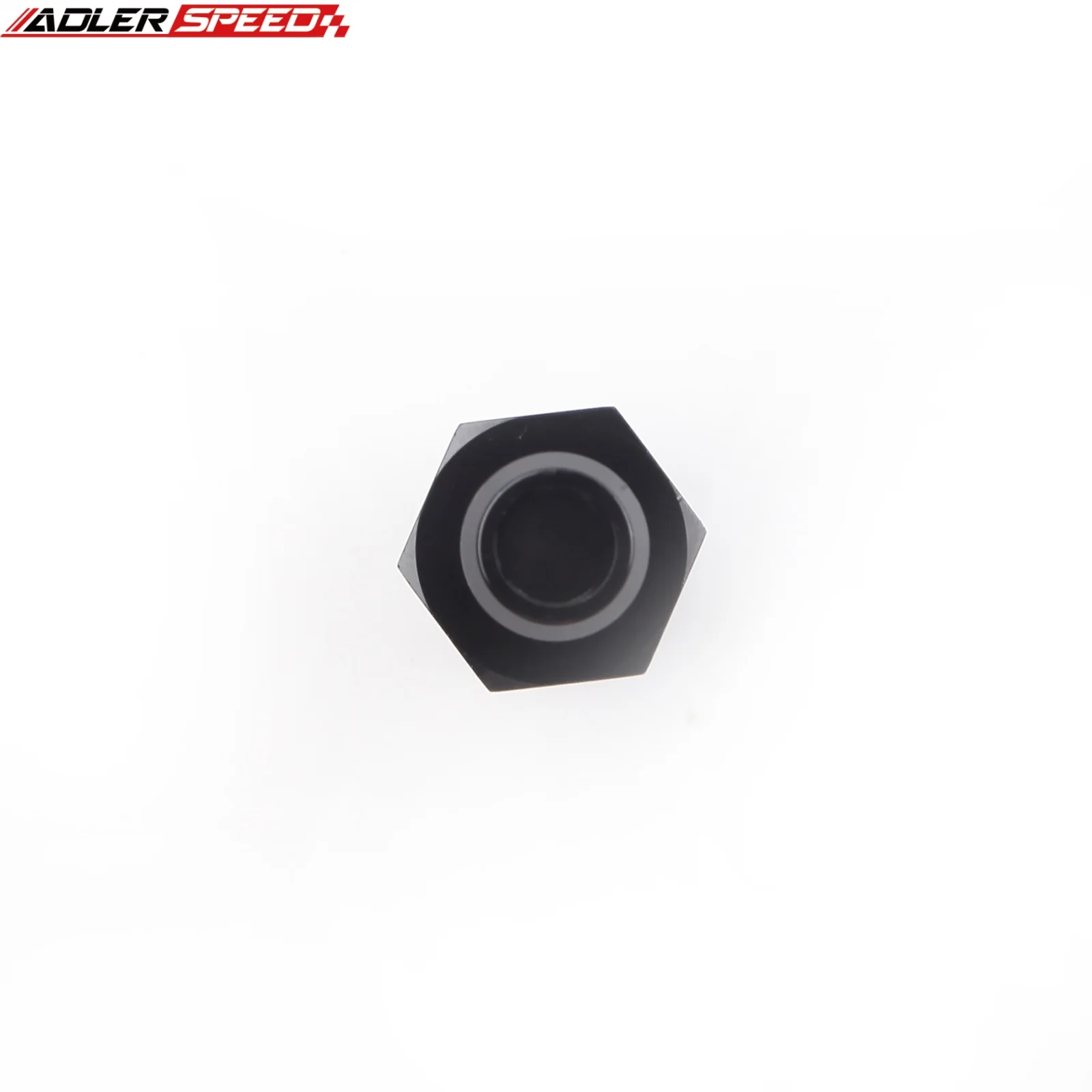 2PCS ADLERSPEED 스트레이트 1/8-27 NPT 7.7mm / 1/2-14 NPT 15.6mm 호스 바브 알루미늄 피팅 어댑터 블랙